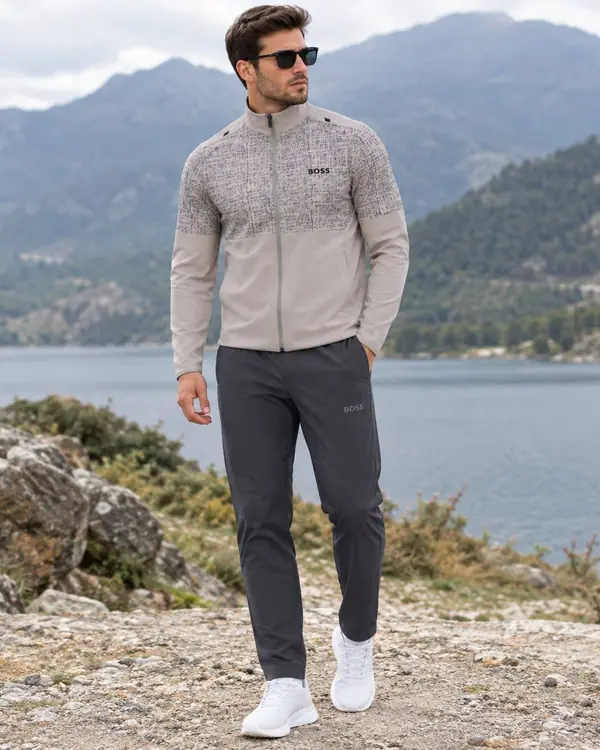 Men's zip tracksuit